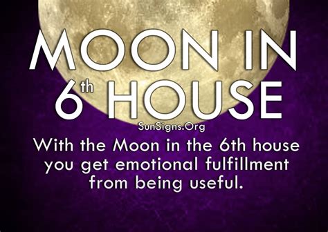 moon in 6th house sagittarius|6th house moon astrology.